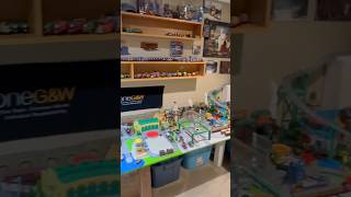 Join me for a train room tour! #train #modeltrains #thomasandfriends #trainroom