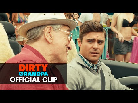 Dirty Grandpa (2016 Movie - Zac Efron, Robert De Niro) Official Clip – “Daytona Beach”