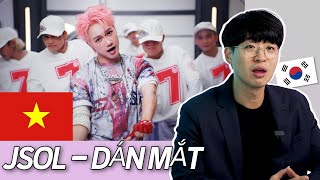 베트남의 솔로 남자 가수, 핑크머리 JSOL의 DÁN MẮT 리액션!! [DNA] (EN/VI sub)