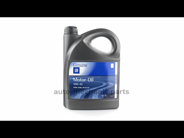 Моторное масло GENERAL MOTORS Semi Synthetic 10W-40, 5 литров, видео - интернет-магазин Auto-Mechanic