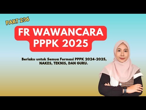 [Part 236] BOCORAN SOAL WAWANCARA PPPK 2025 lagiii dan lagii 😃
