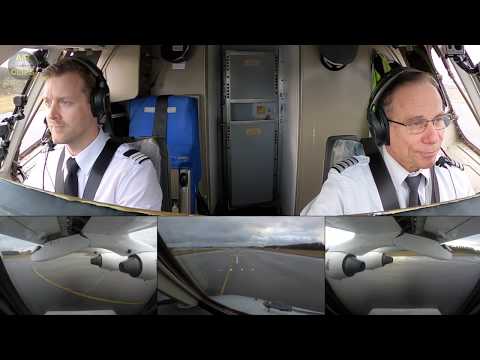 Concentrated Professionals! Johan & George taking their Avro RJ100 to the skies! [AirClips]