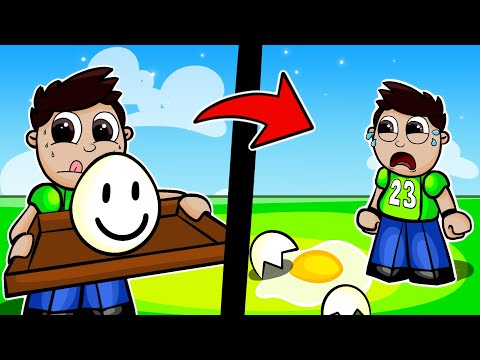 Roblox PERO ME OBLIGAN a LLEVAR UN HUEVO !! (Carry an Egg)