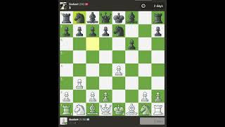 When the opening becomes the endgame #chess #chessblunders #birdsopening