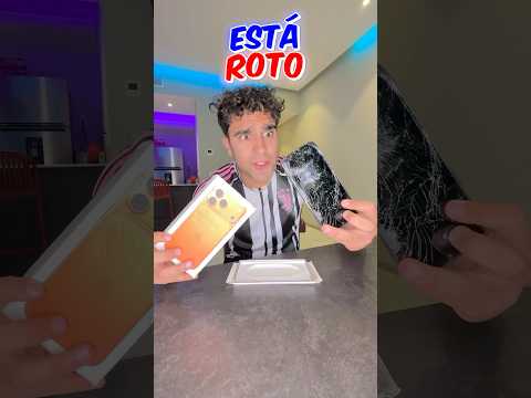 El nuevo IPhone 17 me llegó roto!😱😰🤯😭