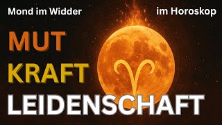 Mond im Widder im Horoskop & Vollmond 7.10.2025– Wenn Emotion zu Kraft wird – Astrologie & Carl Jung