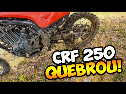 QUEBROU O CUBO DA CRF - TRILHA COM LUCAS MOTOVLOG - PARTE 3