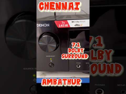 🚀7.1(((DOLBY-SURROUND)))CHENNAI❗️HOMETHEATER-#hakadts #hometheatertamil #8kavreceiver