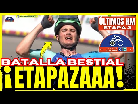 IMPRESIONANTE BATALLA Y FINAL DE LA ETAPA REINA EN RUTA DE OCCITANIA 2025
