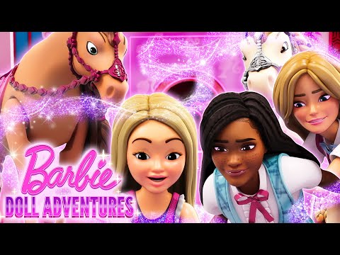 Barbie Aventura de Muñecas | ¡El «día del sí» de Barbie y Barbie con sus caballos! 🐴 🐴✨ | S2 E3