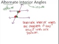 Understanding Alternate Interior Angles