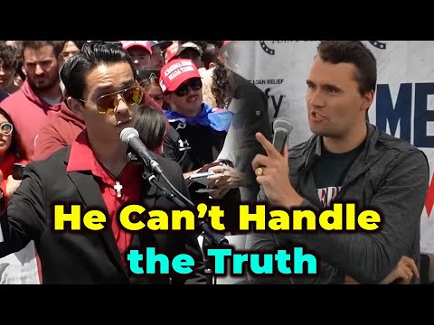 Charlie Kirk Debate collage student who can’t handle the truth