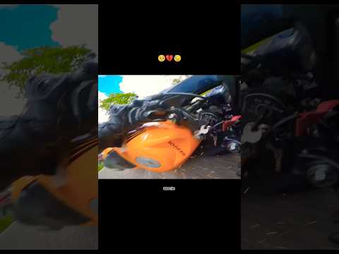 bike Rider crash Ho Gaya 😭💔🥺...#bikelover #ytshorts #viral #trending #support