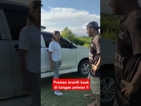 ketika preman sok jago salah sasaran palak polwan gan4s #shorts