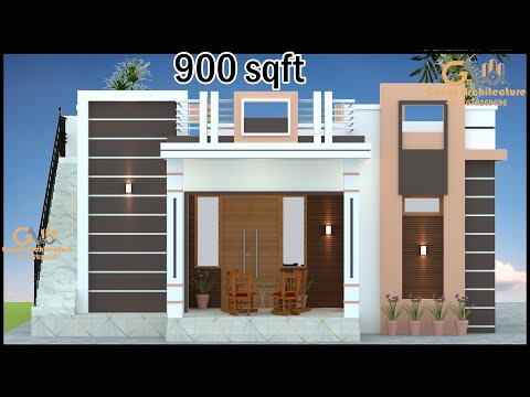 900 SQFT South West Facing Modern Villa Design With Vastu, 30x30 house, Gopal Architecture