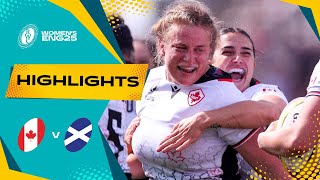 Canadian brilliance continues 🔥 | Canada v Scotland | Rugby World Cup 2025 | Highlights