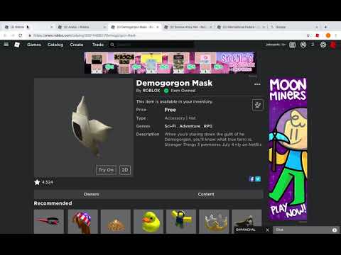 Barnesnoblegameon19 Code 06 2021 - demogorgon mask roblox