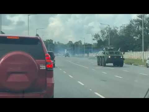 HAPPENING NOW; Military Tanks Enter Harare. is Nick Mangwana Telling The Truth?