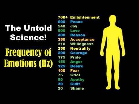 Frequency of Emotions Explained (Emotional Frequency Chart) - How To Raise Your Vibrations