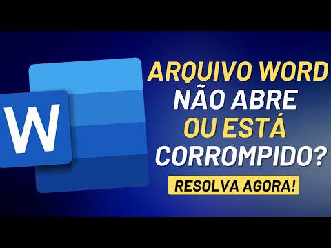 ARQUIVO DO WORD NÃO ABRE OU ESTÁ CORROMPIDO?? COMO RESOLVER FÁCIL!!