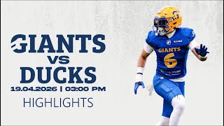 Highlights AFL: Giants vs. Ducks