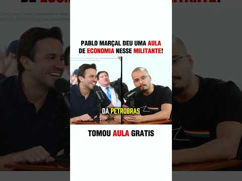 PABLO MARÇAL DEU AULA DE ECONOMIA NESSE MILITANTE #pablomarçal #bilionario #economia