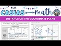Finding Distance on the Coordinate Plane with the Pythagorean Theorem