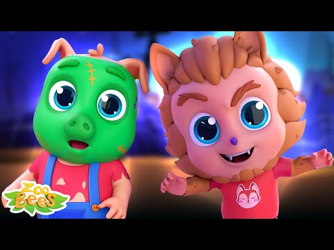 Cinco Monstruitos Traviesos Canción Infantil y Divertida por Zoobees