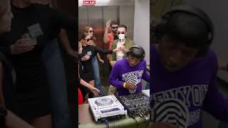 Riding the elevator with Mis Twink USA. #shorts