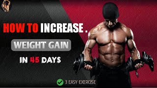 3 Best Exercise For Weight Gain || Diet & Exercise Full Guide || Cardio Fitness