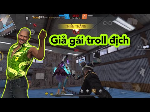 KíĐầuMàyGiờ - Giả gái troll địch cay quá phải out game😂 #freefire #garenafreefire