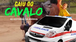 Aninha CAIU DO CAVALO e foi de ambulância! 🚑 Ouve essa história