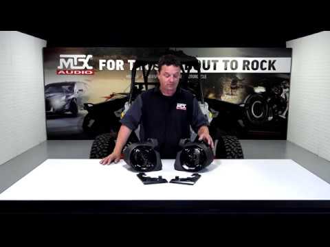 MTX THUNDER3 Audio Kit Installation for 2019+ Polaris RZR Vehicles with Ride Command