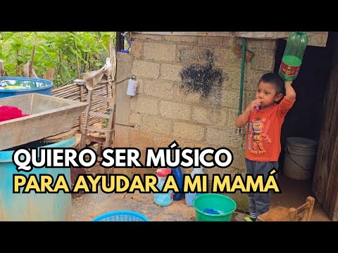 "Quiero ser músico para ayudar a mi mamá"