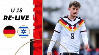 RE-LIVE | Deutschland - Israel | U 18-Länderspiel der Junioren | EM-Qualifikation