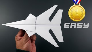 How To Make A Paper Airplane That Flies Far 10000 Feet || paper airplanes that fly far