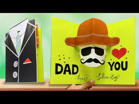 Father's Day Greeting Card Idea | Easy Pop Up Card For Father's Day | father's day gift