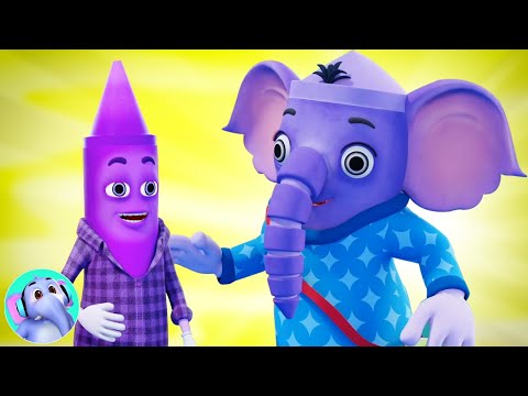 Hathi Raja O Hathi Raja, हाथी राजा, Elephant Rhymes and Hindi Poems for Kids