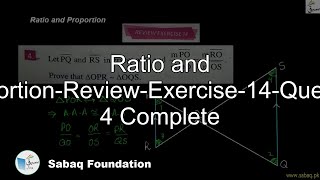 Ratio and Proportion-Review-Exercise-14-Question 4 Complete