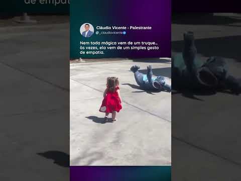 Nem toda mágica vem de um truque… às vezes, ela vem de um simples gesto de empatia.