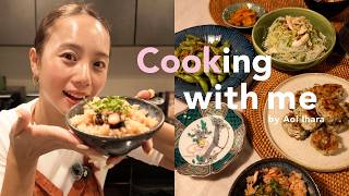 【おうちご飯】初！タコ飯レシピ公開🐙 お話しながら夜ご飯作ったよ🍚✨