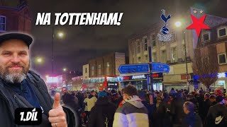 Z🔥KOTLE! ,,Vyhrajem!" Pochod Slávistů na severu Londýna! Polda mi vylil pivo! Fotbálek u staďáku!