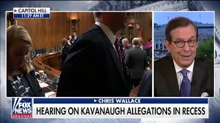 Chris Wallace on Christine Blasey Ford Testimony: 'This Is a Disaster for Republicans'