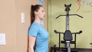 Maintien postural au mur