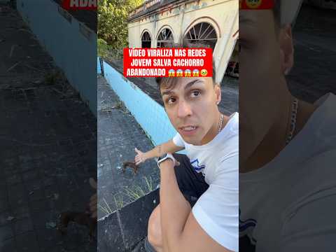 Cachorro abandonado foi salvo 🥹😱 olhe que momento lindo ! Deus é bom o tempo todo. #viral #shorts