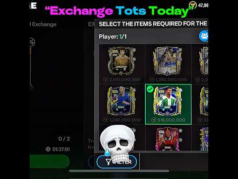 TOTS Exchage Now💔🥲#eafc25 #eafc24 #eafc #fcmobile #fifamobile #shorts#vishyfc #viral