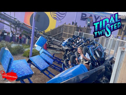 Defunct Tidal Twister Dueling Family Roller Coaster Seaworld San Diego POV