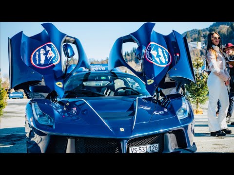 Incredible Supercars in Megeve and Geneva: Jesko, Chiron, LaF..