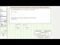 Logarithmic and Exponential Concepts