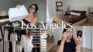 LA diaries ♡ Quince try-on haul, best summer vacation outfits, house decor updates, cutting my hair!